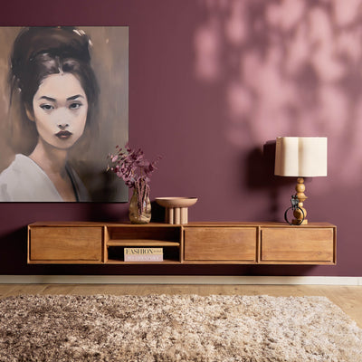 Zwevend tv-meubel Ambiance Naturel | 240 cm by Starfurn