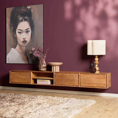 Zwevend tv-meubel Ambiance Naturel | 240 cm by Starfurn