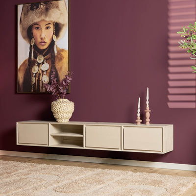 Zwevend tv-meubel Ambiance Zand | 200 cm by Starfurn