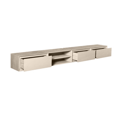 Zwevend tv-meubel Ambiance Zand | 280 cm by Starfurn