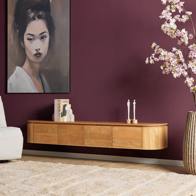 Tv-meubel Excellent Naturel | 200 cm by depauwwonen