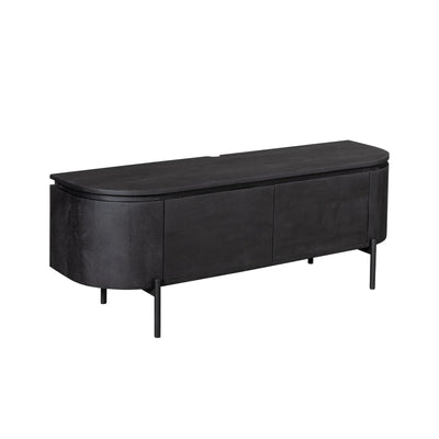 Tv-meubel Excellent Zwart | 120 cm by depauwwonen