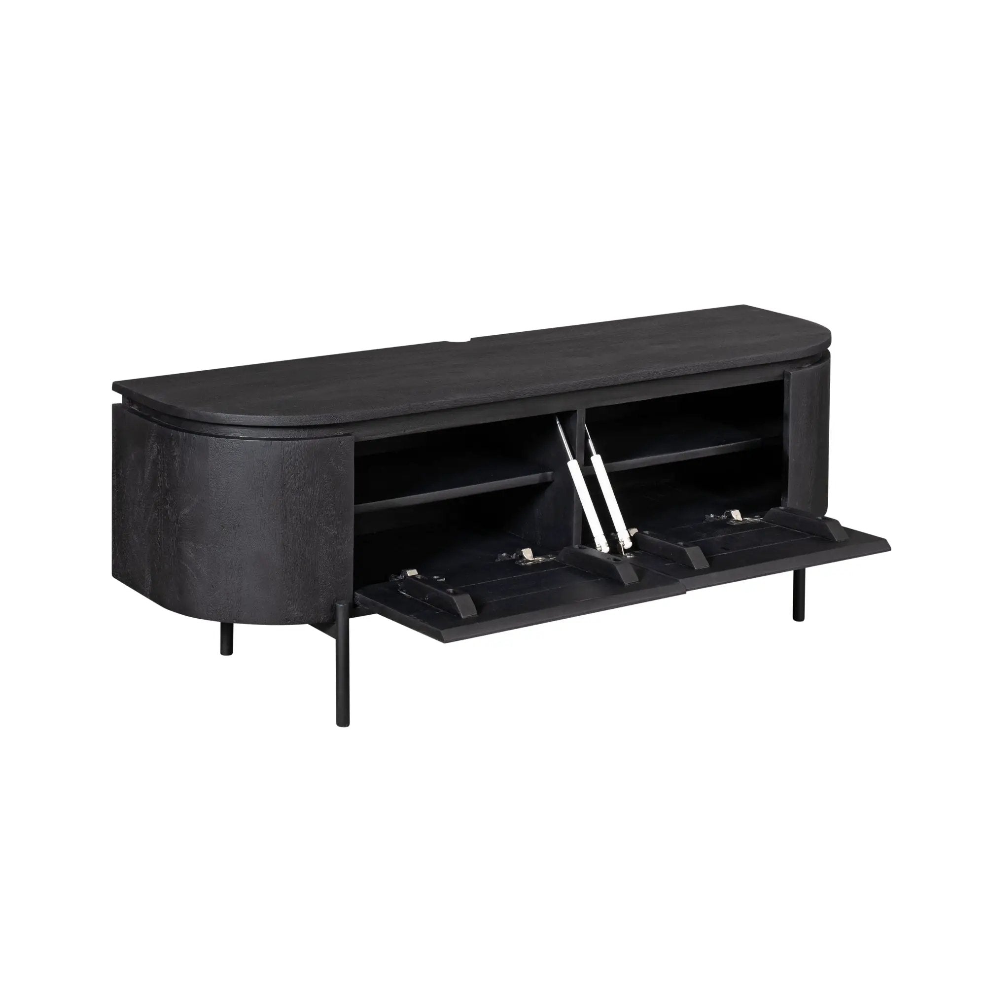 Tv-meubel Excellent Zwart | 120 cm by depauwwonen