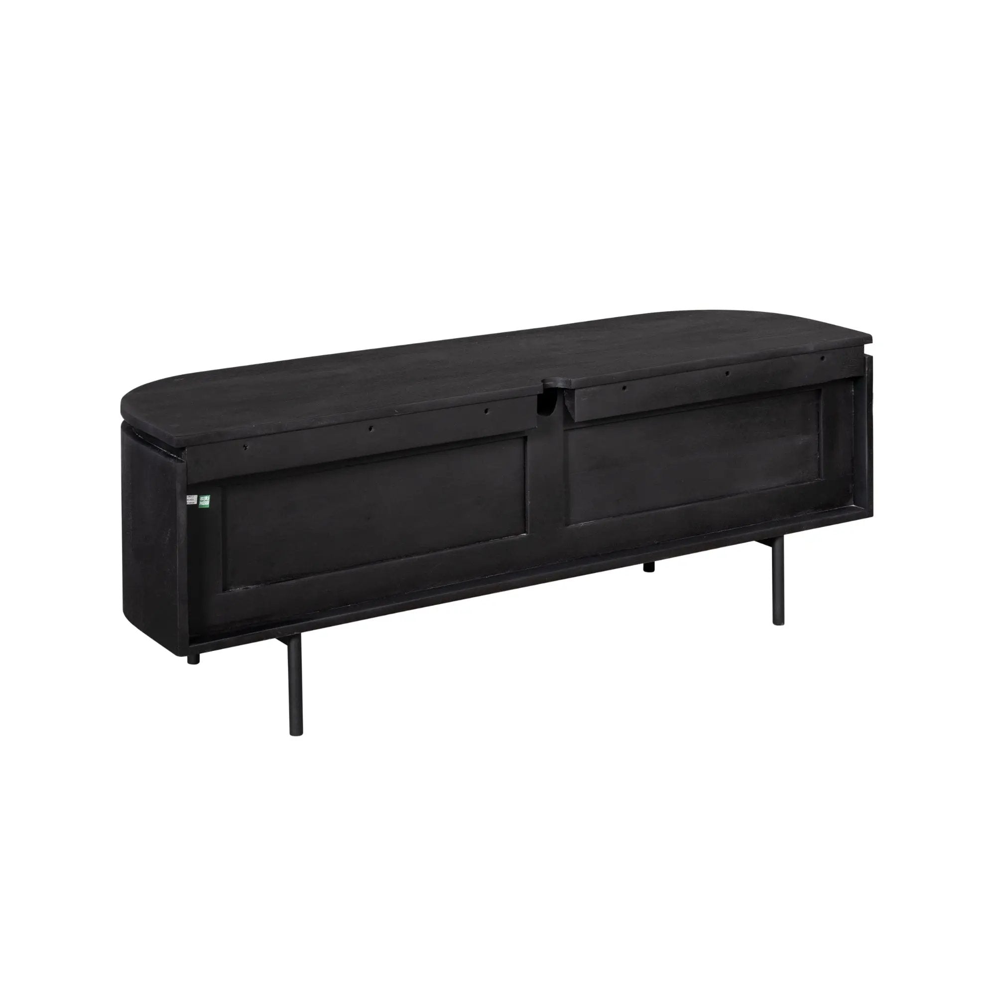 Tv-meubel Excellent Zwart | 120 cm by depauwwonen