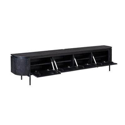 Tv-meubel Excellent Zwart | 200 cm by depauwwonen