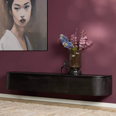 Tv-meubel Excellent Zwart | 200 cm by depauwwonen