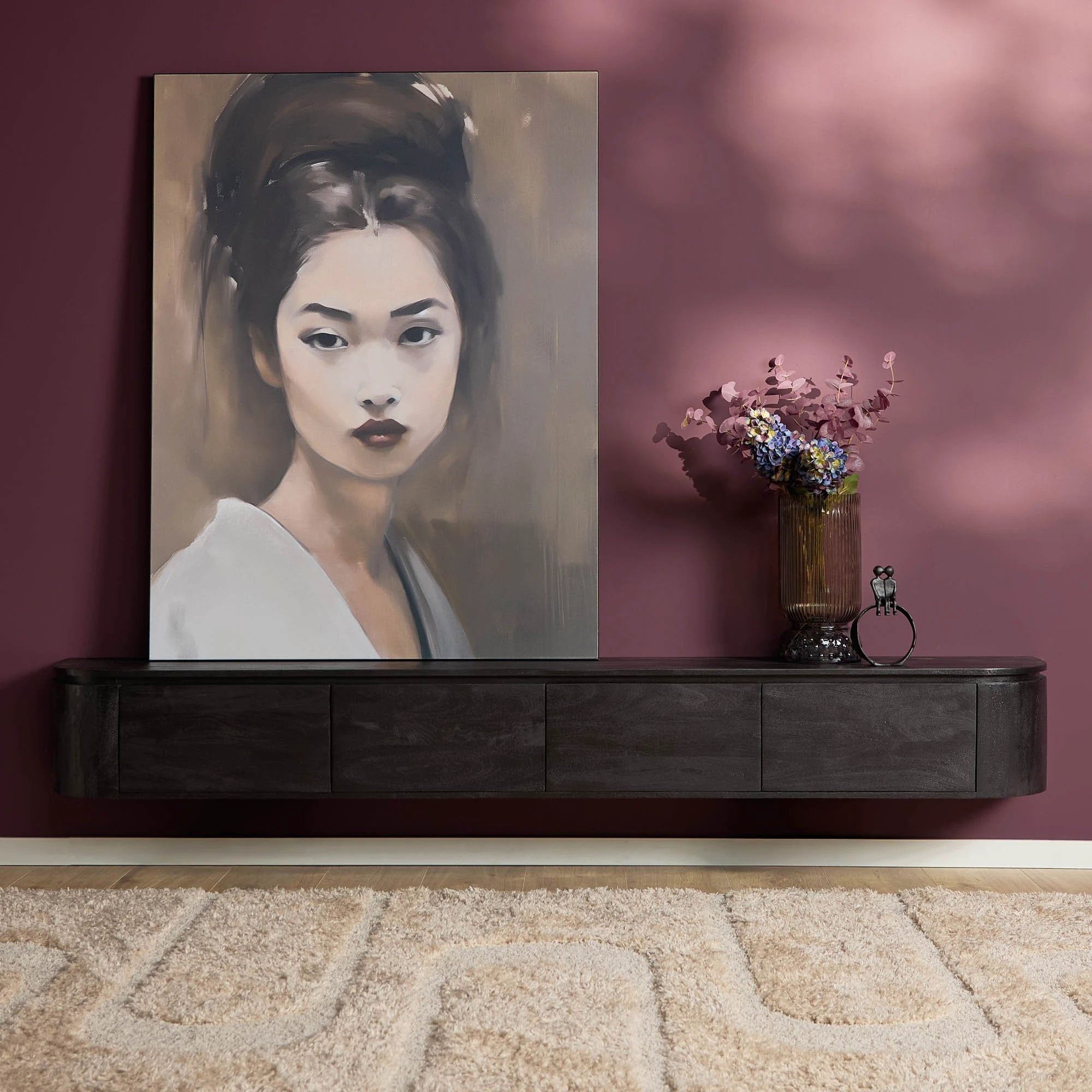 TV-meubel Excellent Zwart | 240 cm by Starfurn