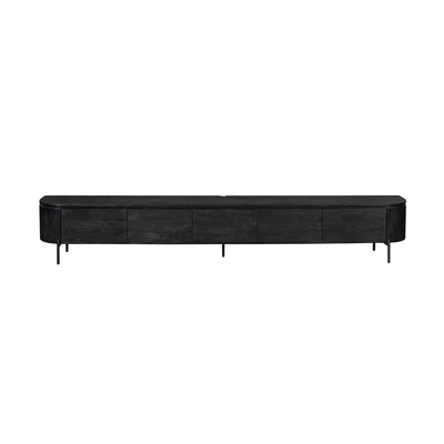 Tv meubel Excellent Zwart | 280 cm by depauwwonen