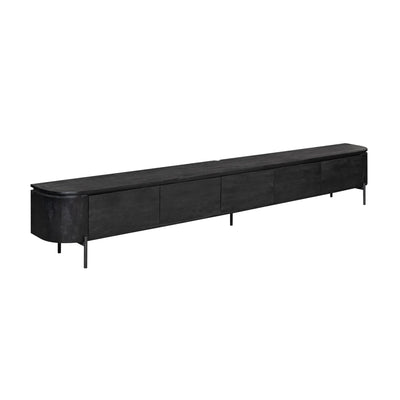 Tv meubel Excellent Zwart | 280 cm by depauwwonen