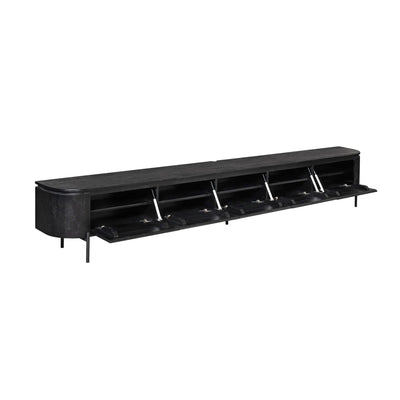 Tv meubel Excellent Zwart | 280 cm by depauwwonen