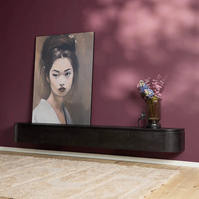 Tv meubel Excellent Zwart | 280 cm by depauwwonen