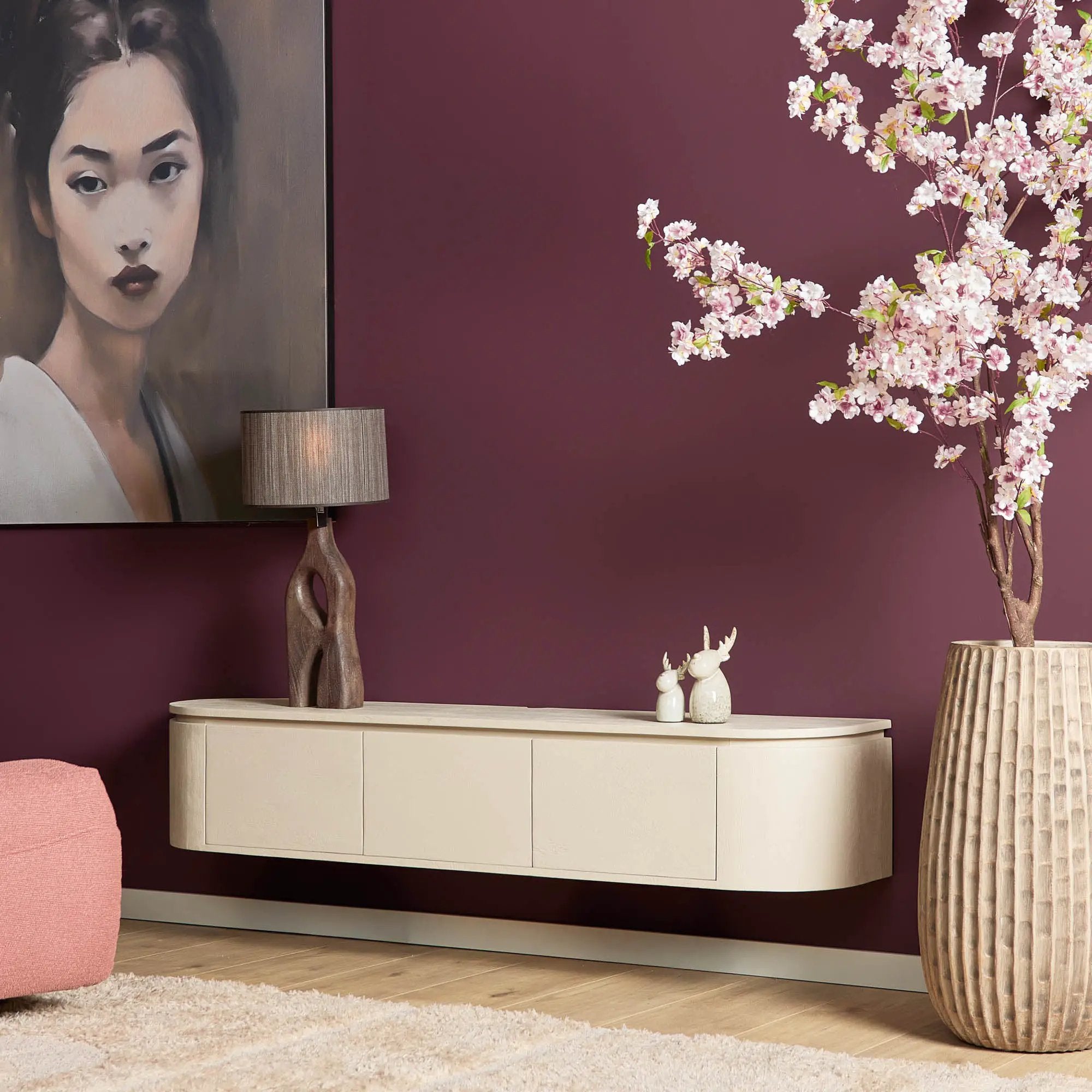 Tv-meubel Excellent Zand | 160 cm by depauwwonen
