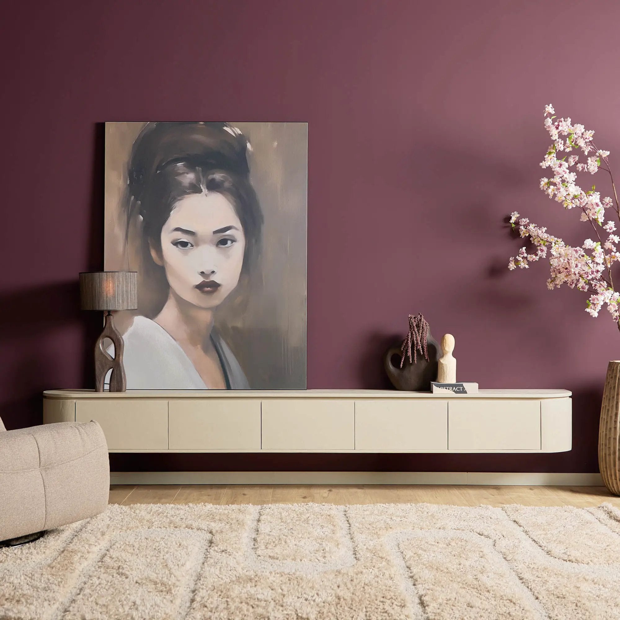 Tv-meubel Excellent Zand | 280 cm by depauwwonen