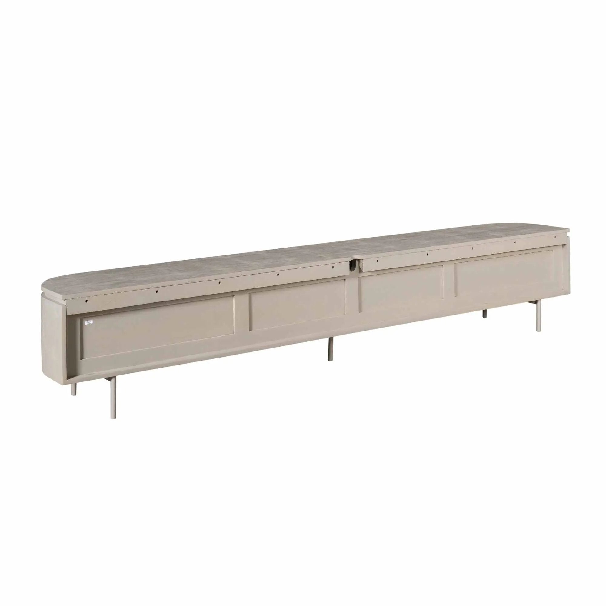 tv-meubel Excellent Taupe | 240 cm by depauwwonen