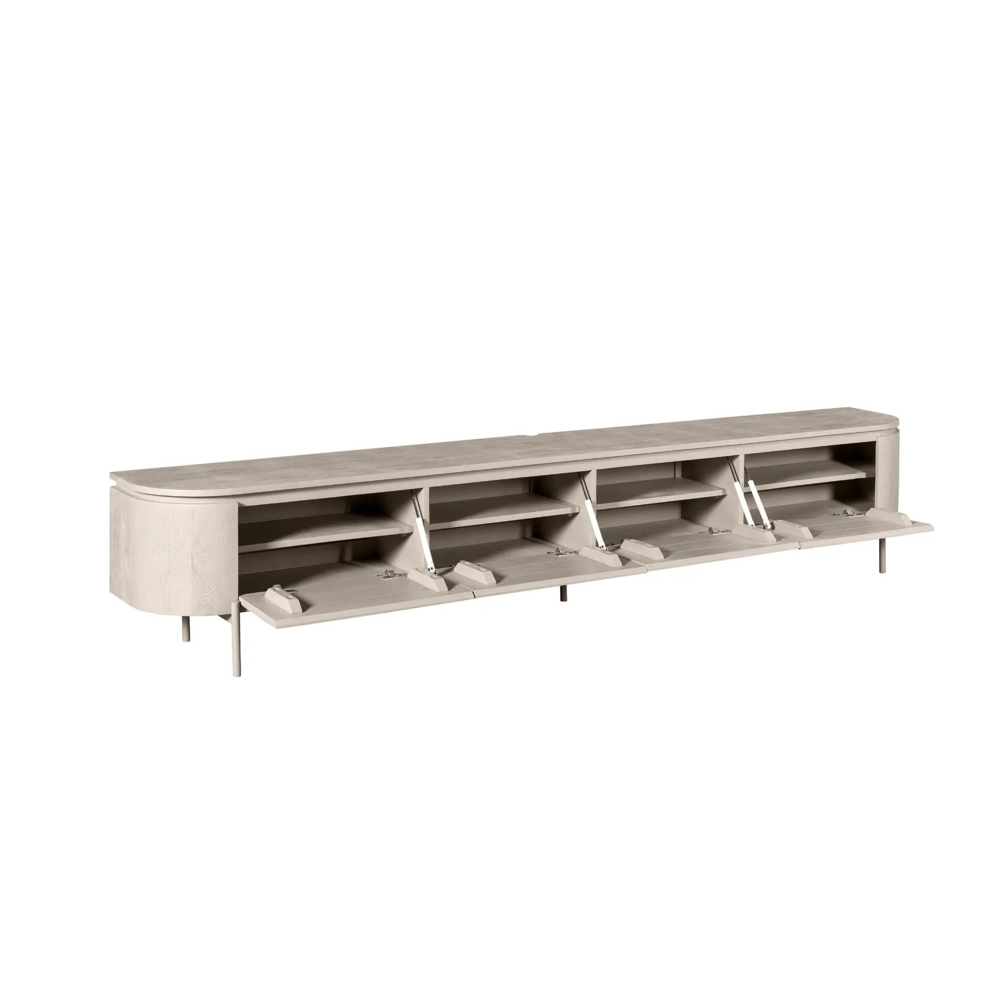 tv-meubel Excellent Taupe | 240 cm by depauwwonen