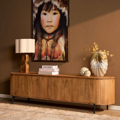 Tv meubel Solana | 210 cm | Naturel by depauwwonen