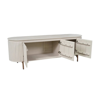 TV-meubel Solana zand mangohout 165 cm by depauwwonen