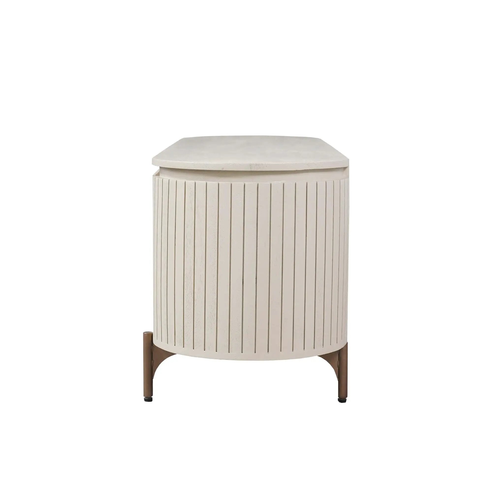 TV-meubel Solana zand mangohout 165 cm by depauwwonen