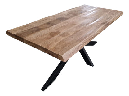 Boomstam eettafel Boston | 160 cm