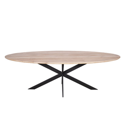 Eettafel Eiken Ferris | Ovaal 210 cm | Naturel