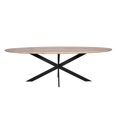 Eettafel Eiken Ferris | Ovaal 240 cm | Naturel by Starfurn