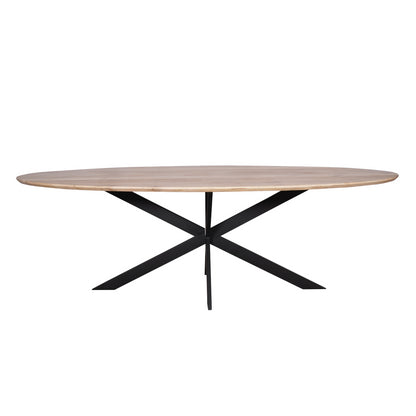 Eettafel Eiken Ferris | Ovaal 240 cm | Naturel