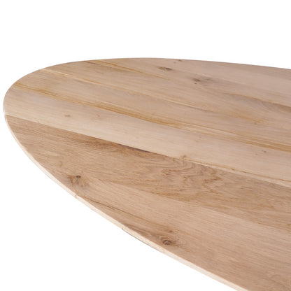 Eettafel Eiken Ferris | Ovaal 240 cm | Naturel