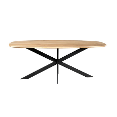Eiken eettafel Ferris | Deens Ovaal 200 cm | Naturel by Starfurn