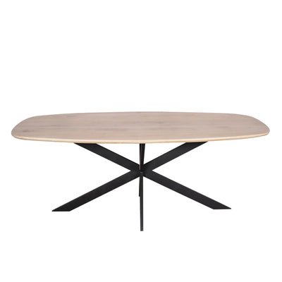Eiken eettafel Ferris | Deens Ovaal 200 cm | Naturel by Starfurn