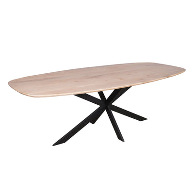 Eiken eettafel Ferris | Deens Ovaal 200 cm | Naturel by Starfurn