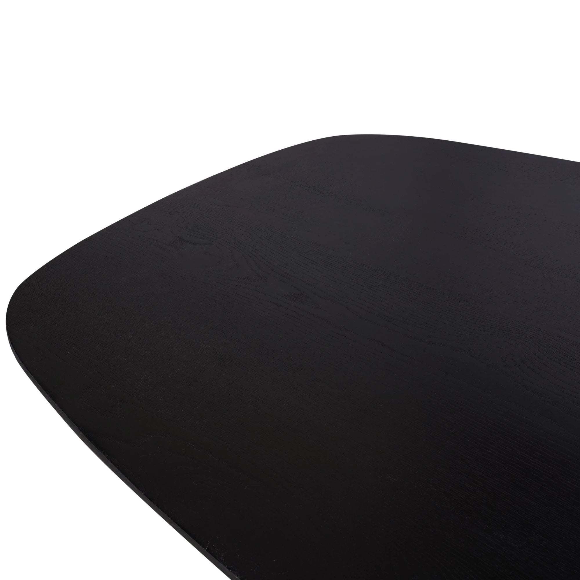 Oak dining table Ferris | Danish Oval 200 cm | Black by depauwwonen