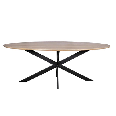 Oak dining table Ferris | Oval 180 cm | Natural by depauwwonen
