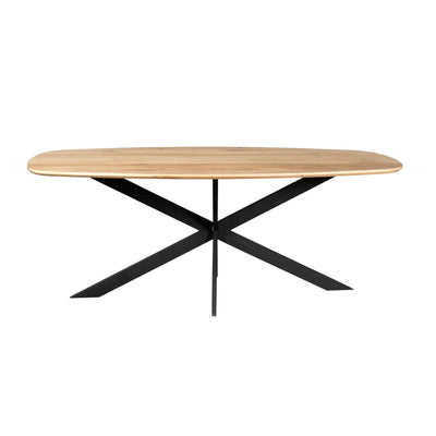 Eiken eettafel Ferris | Deens Ovaal 180 cm | Naturel by Starfurn