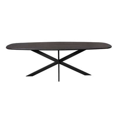Eiken eettafel Ferris | Deens Ovaal 280 cm | Zwart by Starfurn