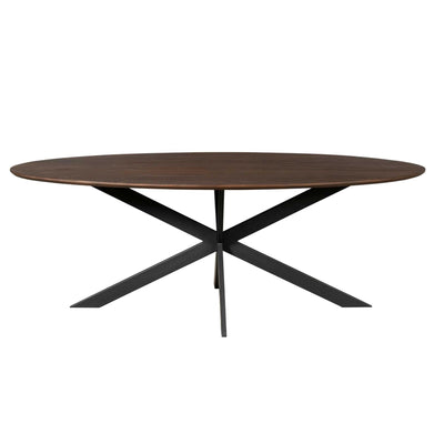 Oak dining table Ferris | Oval 240 cm | Brown by depauwwonen