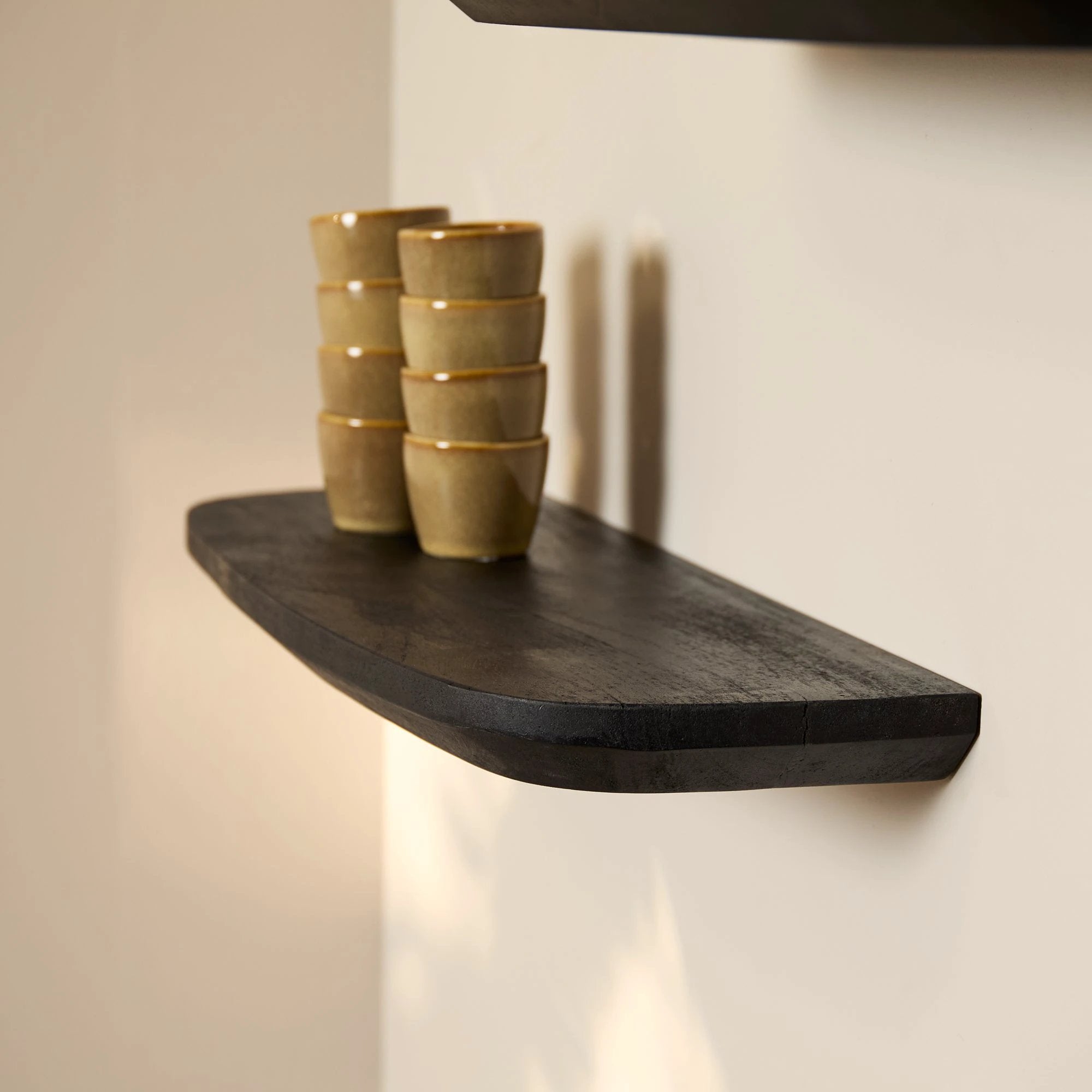 Wandplank Gusta Zwart | 60 cm | Set van 3 by depauwwonen