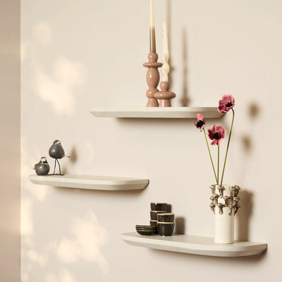 Wandplank Gusta Sand | 60 cm | Set van 3 by Starfurn