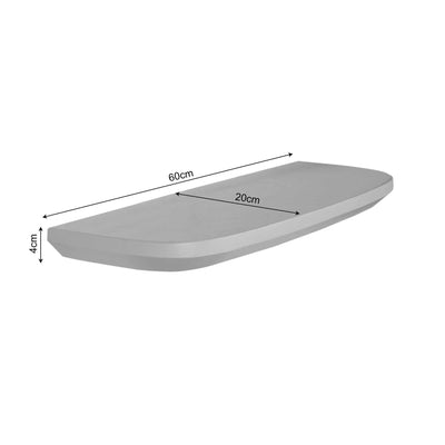 Wandplank Gusta bruin | 60 cm | Set van 3 by depauwwonen