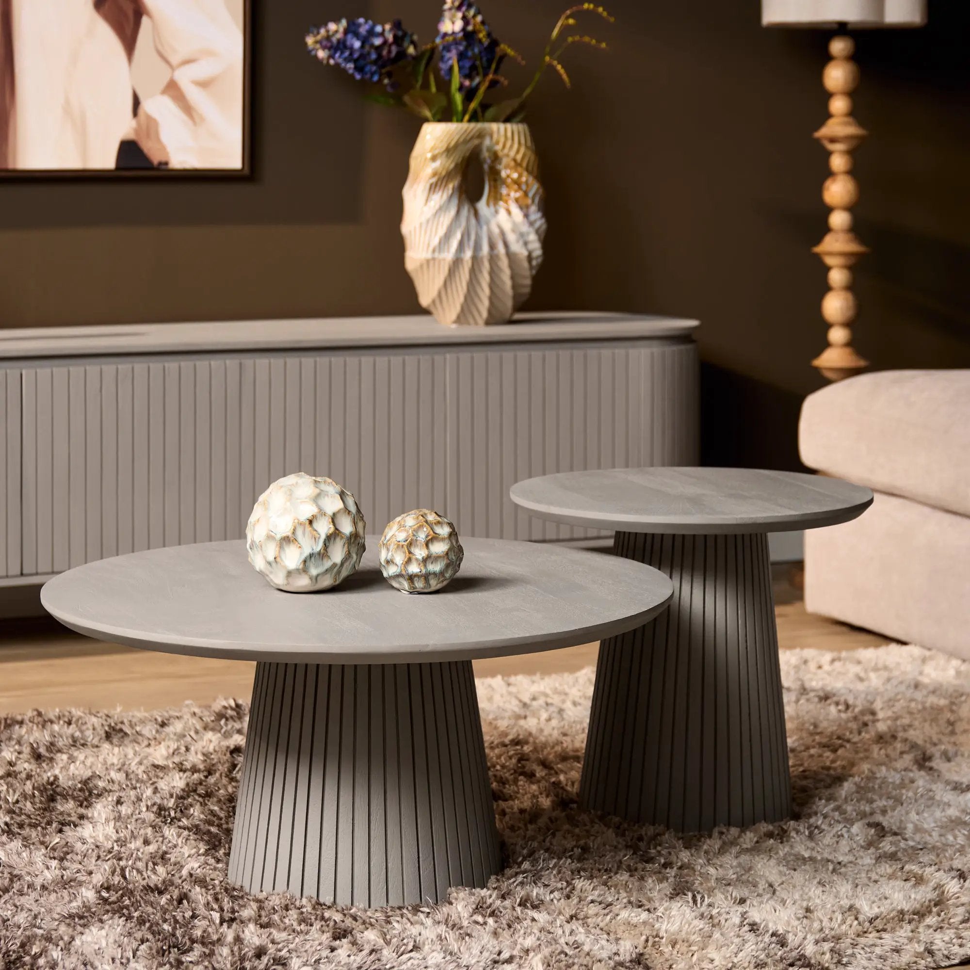 Salontafel Solana | 50 cm | Taupe by depauwwonen