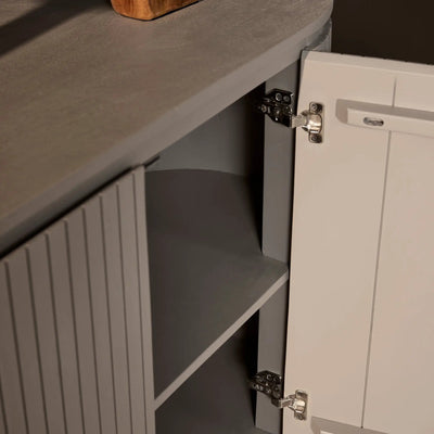 Dressoir Solana | 165 cm | Taupe by depauwwonen