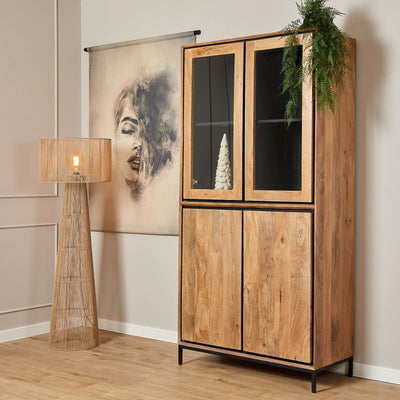 Vitrinekast RichWood | 100 cm by Starfurn