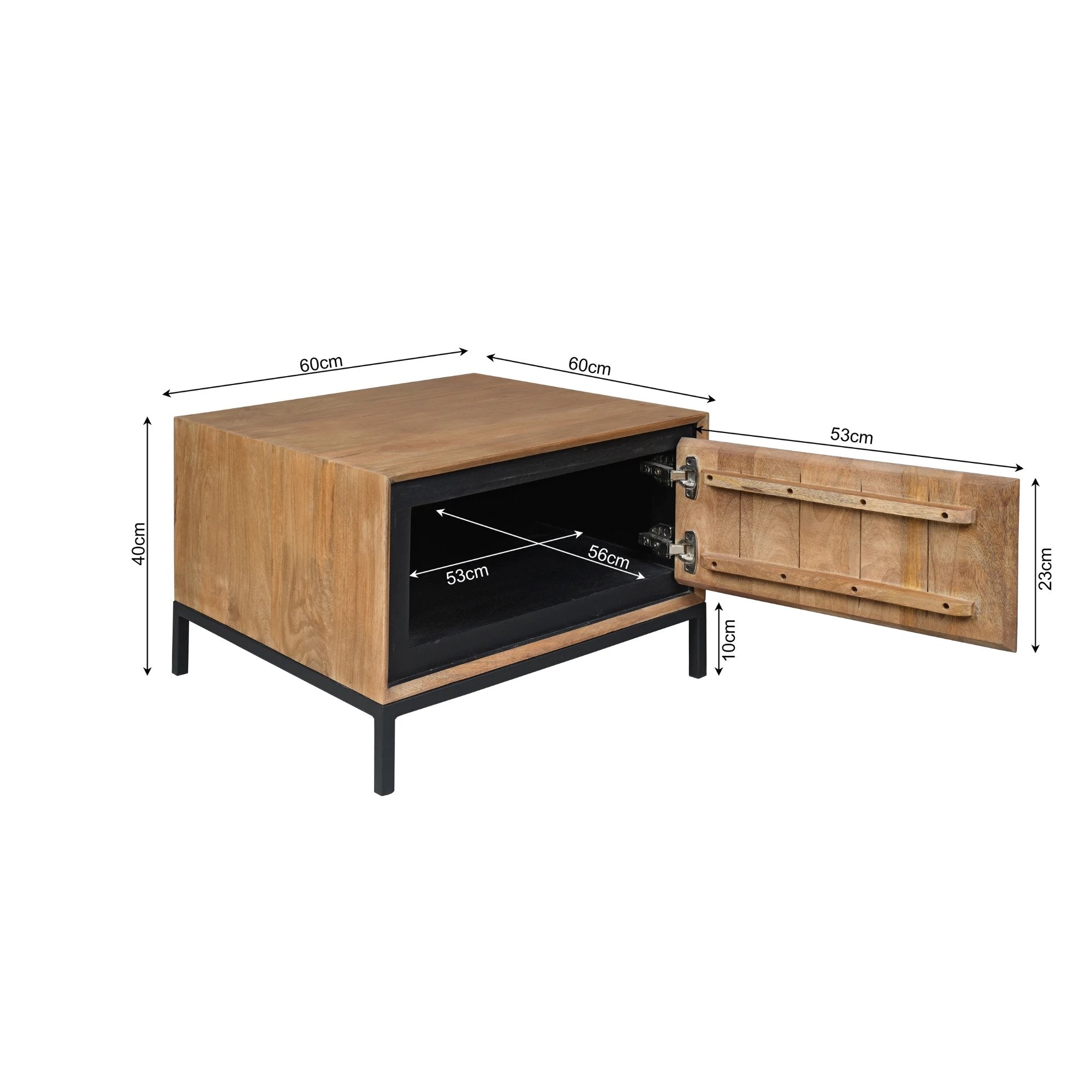 Bijzettafel RichWood | 60 cm by Starfurn