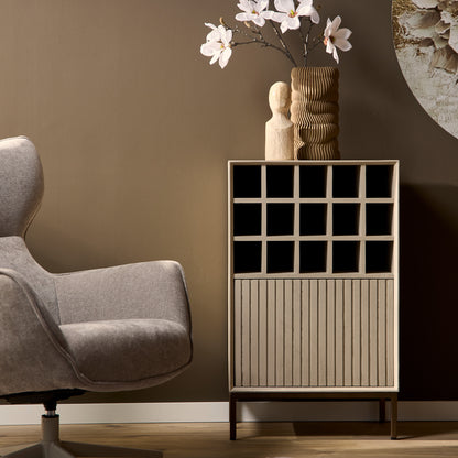 Wijnkast Madison Zand | 55 cm