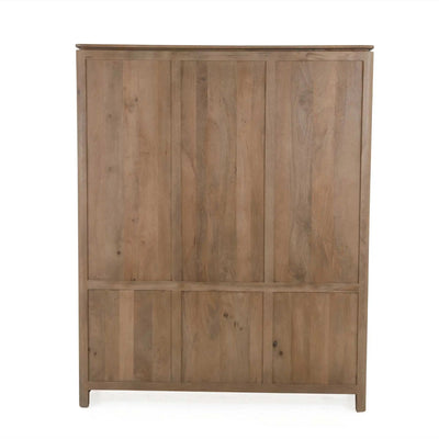 Vakkenkast XL Dallas Naturel Mangohout 160 cm by depauwwonen