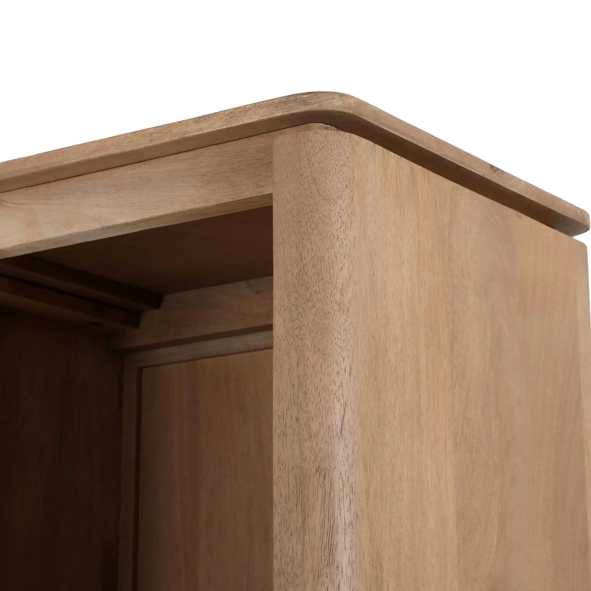 Vakkenkast XL Dallas Naturel Mangohout 160 cm by depauwwonen