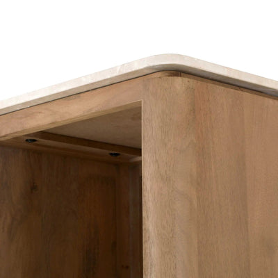 Boekenkast Dallas Naturel Mangohout 55 cm by depauwwonen