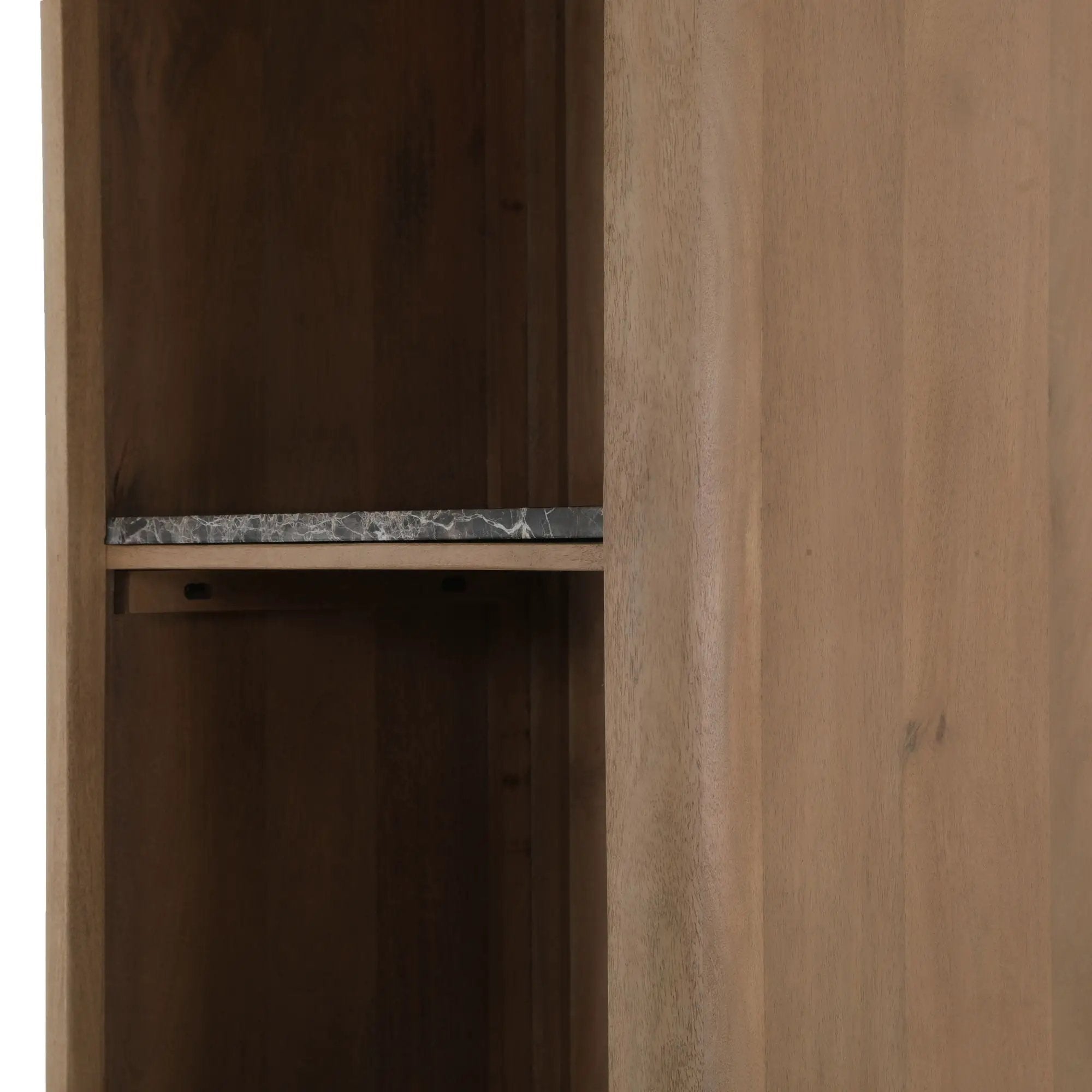 Boekenkast Dallas Naturel Mangohout 55 cm by depauwwonen