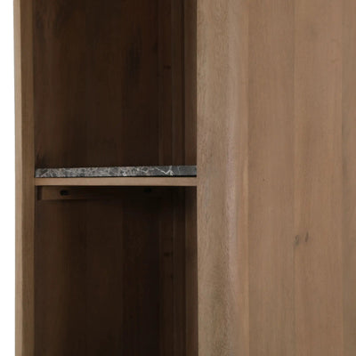 Boekenkast Dallas Naturel Mangohout 55 cm by depauwwonen