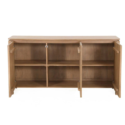 Dressoir Dallas Naturel Mangohout 165 cm by depauwwonen