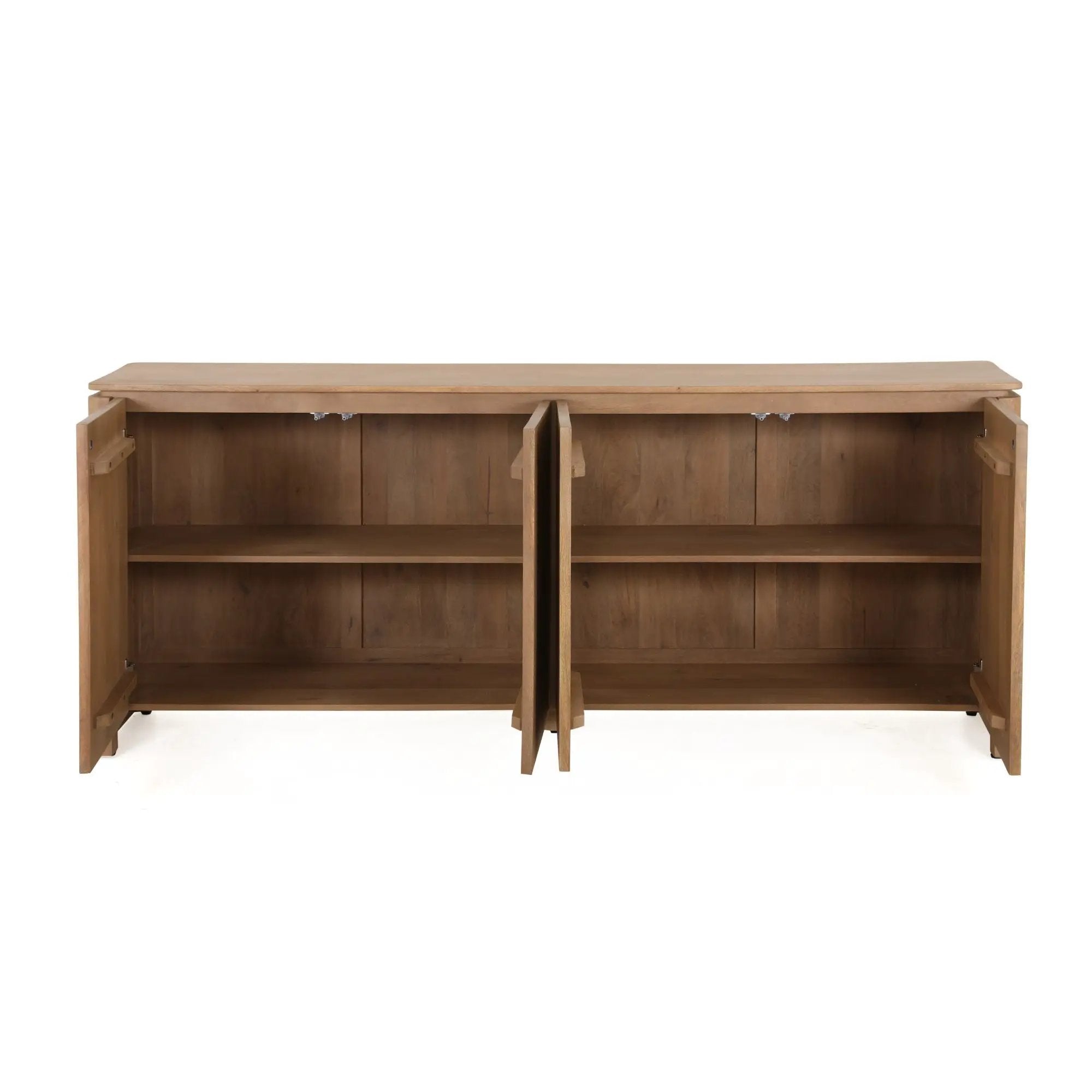 Dressoir Dallas Naturel Mangohout 210 cm by depauwwonen